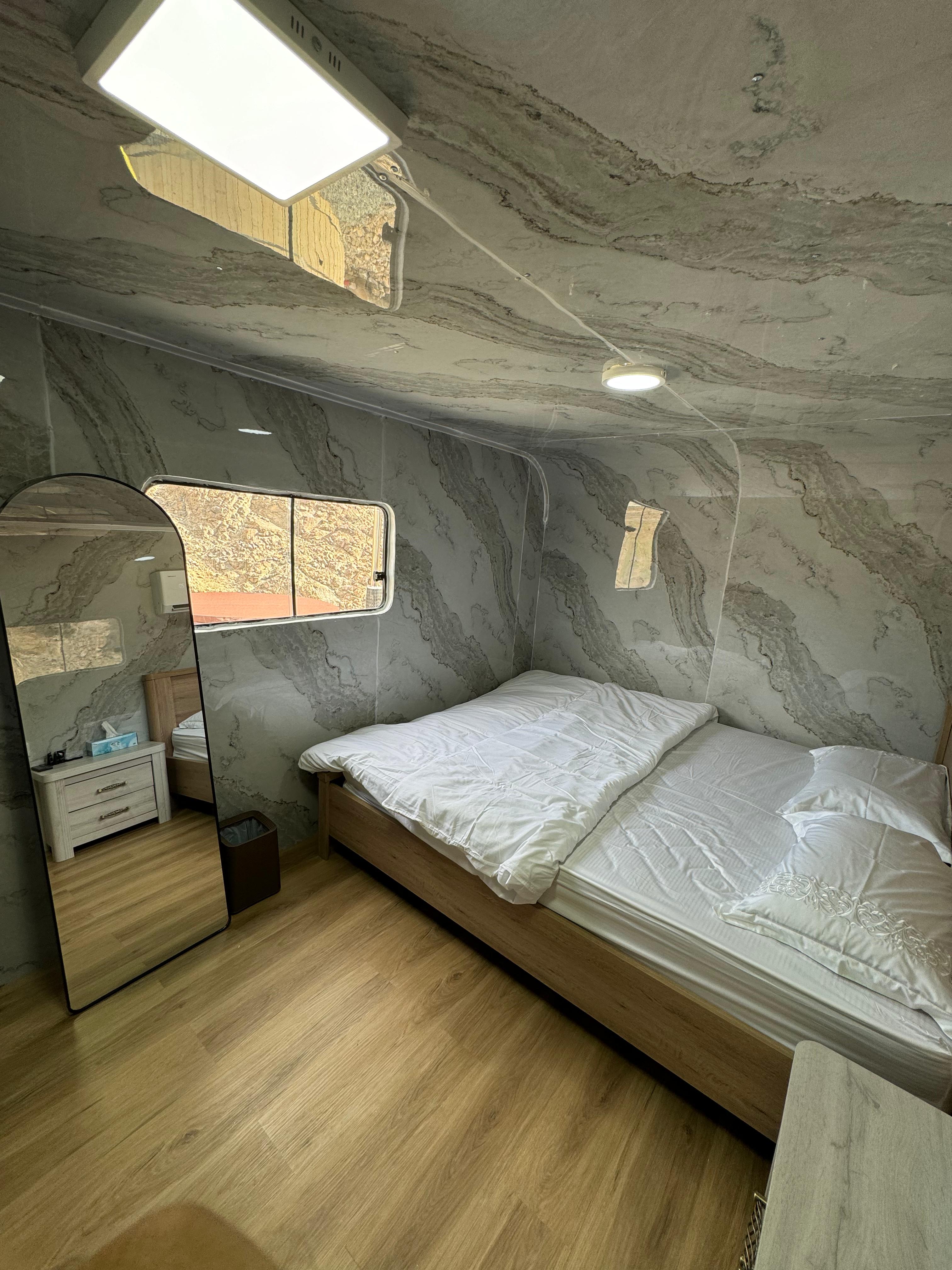 Luxury tent interior